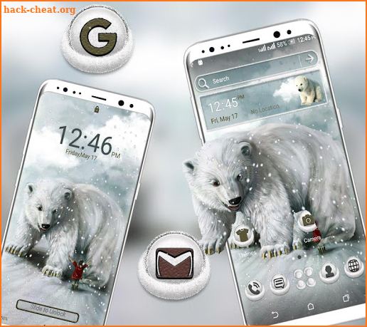 Snow Bear Launcher Theme screenshot