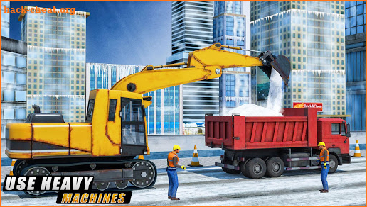 Snow Blower City Construction Simulator screenshot