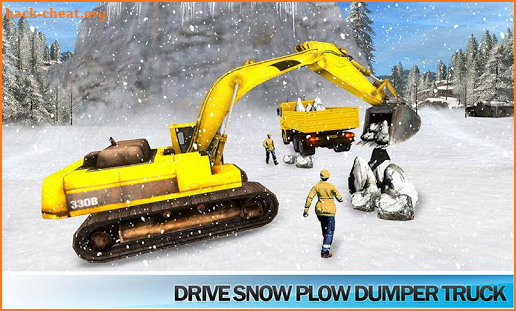 Snow blower, Excavator Crane Truck Driver screenshot