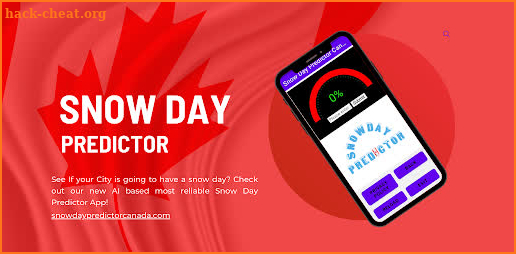 Snow Day Predictor Canada screenshot