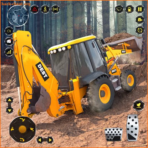 Snow Excavator Construction 3D screenshot