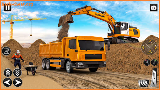 Snow Excavator Construction 3D screenshot