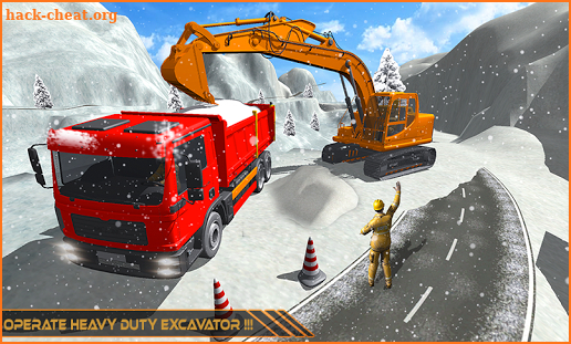 Snow Excavator Dredge Simulator - Rescue Game screenshot