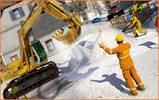 Snow Excavator Simulator screenshot