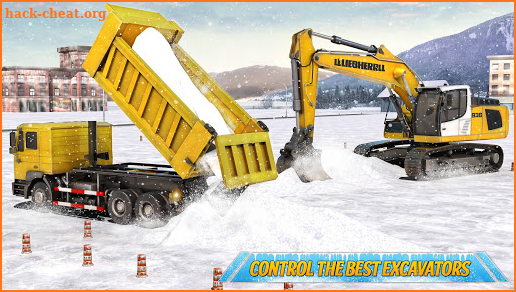 Snow Heavy Excavator Machine Simulator screenshot