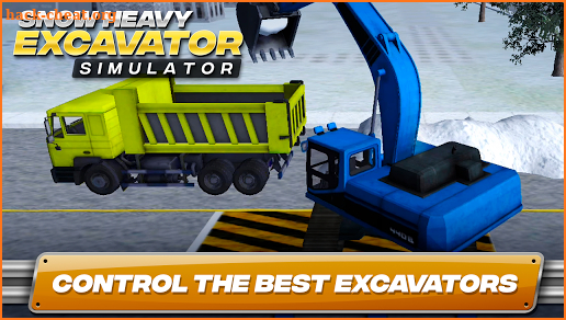 Snow Heavy Excavator Simulator screenshot