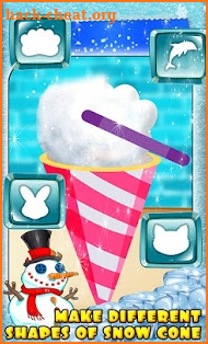 Snow Icy Cone Maker: Ice candy Making Adventure screenshot