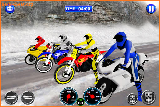 Snow Mountain Bike Racing- Heavy Motocross Driving screenshot