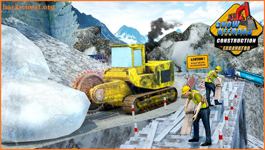 Snow Offroad Construction Excavator screenshot