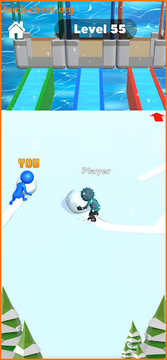 Snow Race 3D: Ice Bridge Run screenshot