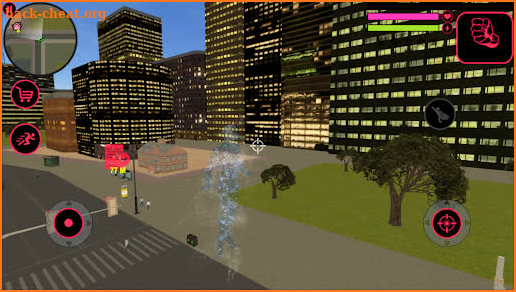 Snow superhero Storm Robot police Rope Hero screenshot