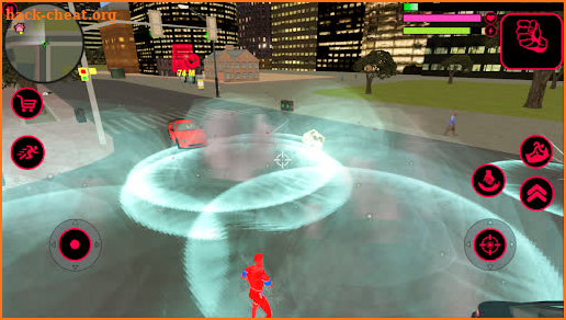 Snow superhero Storm Robot police Rope Hero screenshot