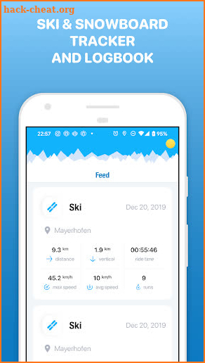 Snowduck – ski & snowboard tracker screenshot