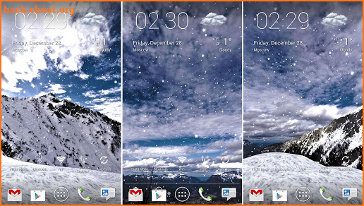 Snowfall 360° Live Wallpaper screenshot