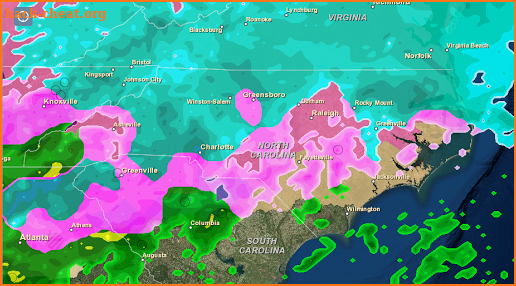 Snowfall Forecast screenshot