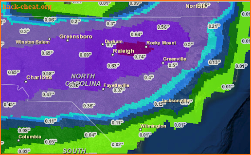 Snowfall Forecast screenshot