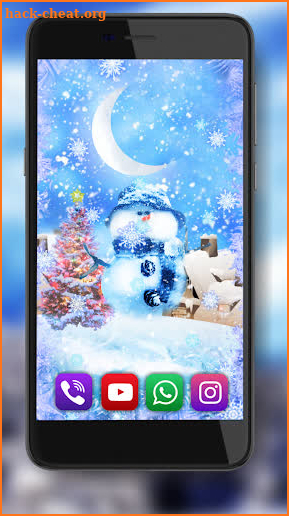 Snowman Christmas Live Wallpaper screenshot