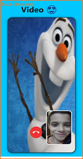 Snowman 📱 video call  +chat (game simulation) screenshot