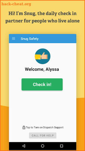 Snug Safety screenshot