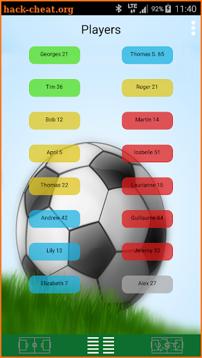 Soccer Lineup Manager screenshot