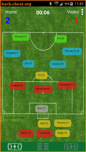 Soccer Lineup Manager screenshot