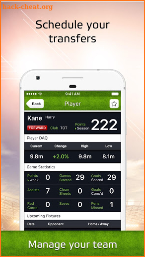 Soccerway Fantasy iTeam screenshot