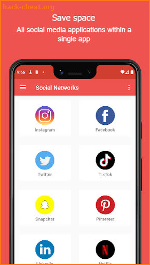 Social Media Apps - Saver for social networks screenshot