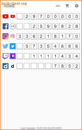 Social Media Follower Counter screenshot