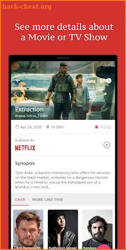 Social TV - Track, Share movies & shows screenshot