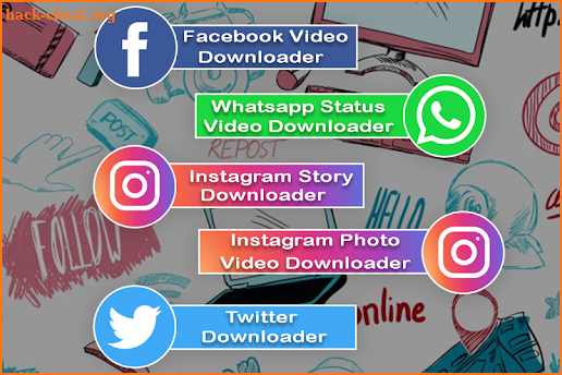 Social Video Downloader App screenshot