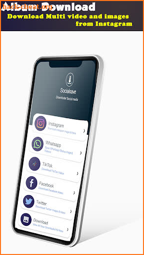 Socialsave - Video Downloader For All Social Media screenshot