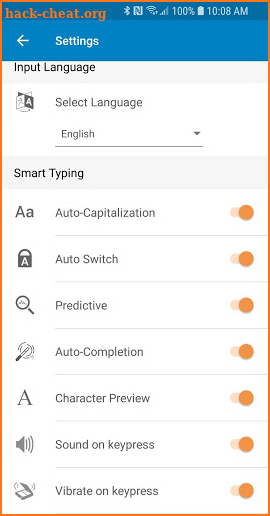 Socket Mobile Keyboard screenshot