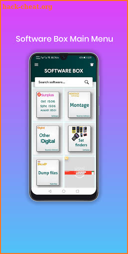 Software Box screenshot