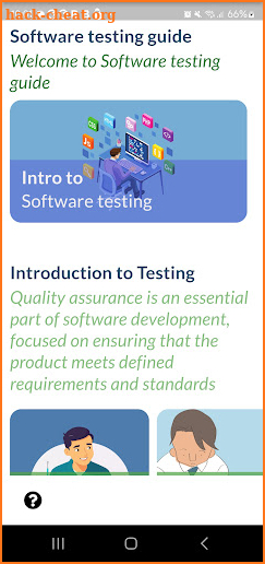 Software testing guide screenshot