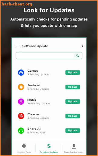 Software Update - Keeps your Apps updated screenshot