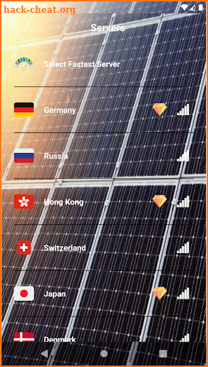 Solar VPN screenshot