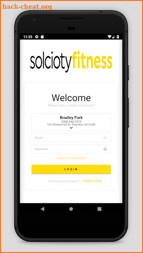 Solcioty Fitness App screenshot