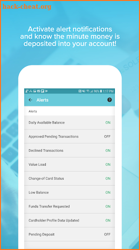 SOLE Payroll Card screenshot