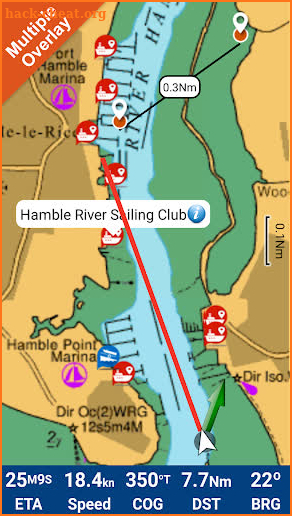 Solent GPS Map Navigator screenshot