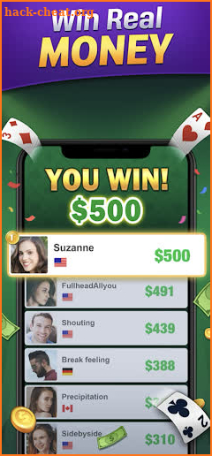 Solitaire-Cash Real Money Clue screenshot