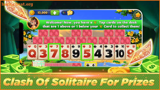 Solitaire Clash Win Cash screenshot