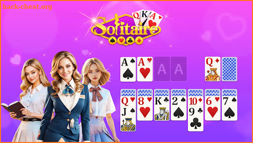 Solitaire Girls: Card Games screenshot