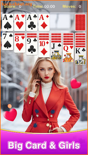 Solitaire Girls: Card Games screenshot