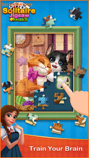 Solitaire Jigsaw Puzzle - Design My Art Gallery screenshot