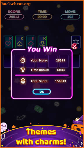 Solitaire Master - Neon Card! screenshot