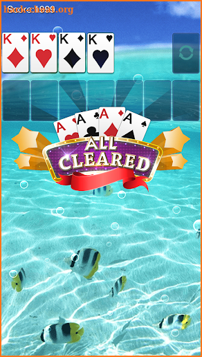 Solitaire: Ocean Blue screenshot