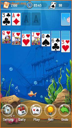 Solitaire - Ocean Fish screenshot