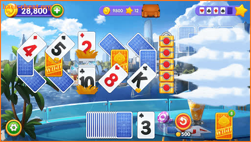 Solitaire Trip: Classic Tripeaks Card Game screenshot