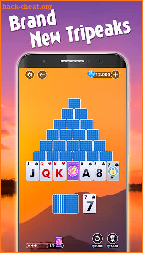 Solitaire Tripeaks screenshot