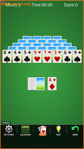 Solitaire Tripeaks screenshot